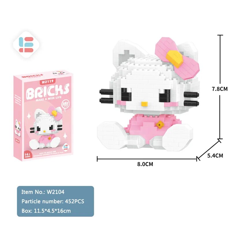 Kello Kitty Building Blocks